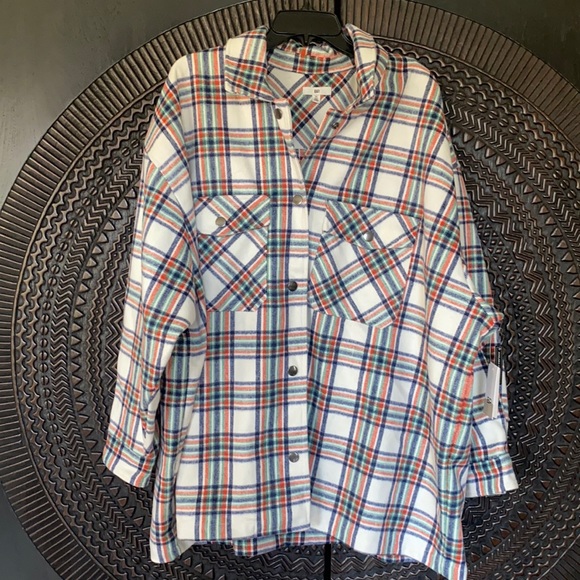 New BP plaid shirt jacket shacket 3x - Picture 2 of 8